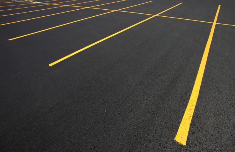 Completed Asphalt Parking Lot